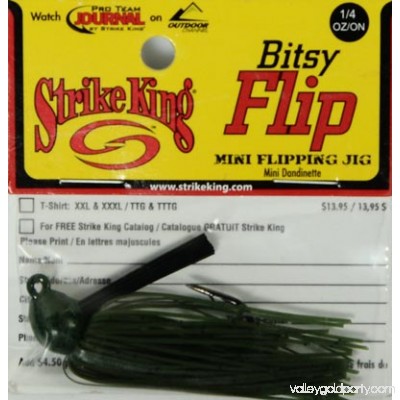 Strike King Bitsy Flip Jig, Watermelon 004553887